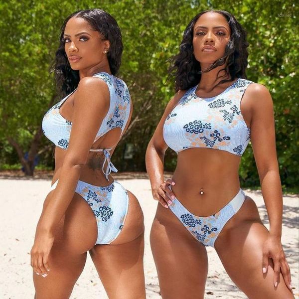 women's swimwear 2021 european and american summer fashion leopard print swimsuit suit two-piece, White;black
women's swimwear 2021 european and american summer fashion leopard print swimsuit suit two-piece, White;black