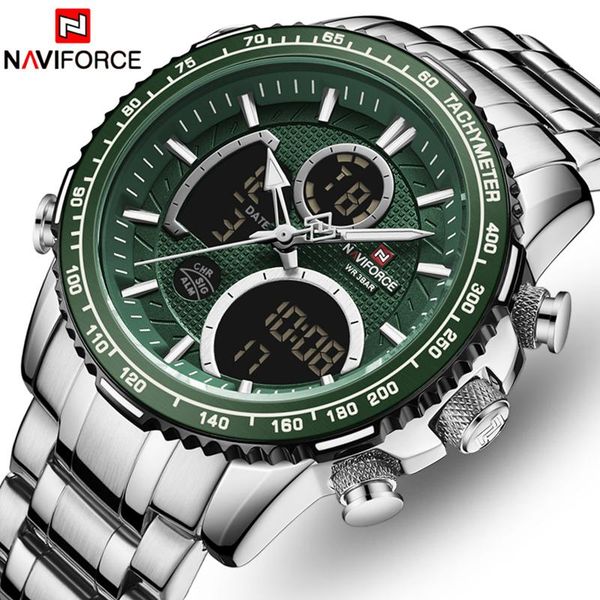 wristwatches naviforce brand watch men luxury analog quartz sports military led digital male chronogarph clock watchrelogio masculino, Slivery;brown
wristwatches naviforce brand watch men luxury analog quartz sports military led digital male chronogarph clock watchrelogio masculino, Slivery;brown
