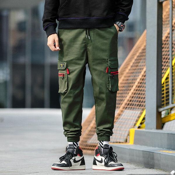 men's pants men cargo casual male streetwear hip hop fashion trouser 2021 mens multi pockets track green black
men's pants men cargo casual male streetwear hip hop fashion trouser 2021 mens multi pockets track green black