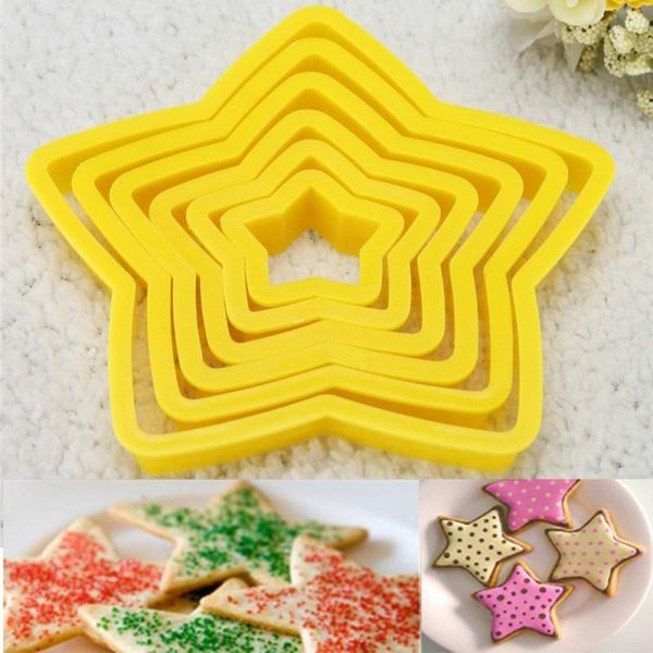 baking moulds 6pcs/set five-pointed star cookie cutter fondant cake biscuit bakeware kitchen diy christmas decorating tool
baking moulds 6pcs/set five-pointed star cookie cutter fondant cake biscuit bakeware kitchen diy christmas decorating tool