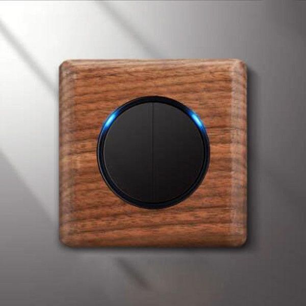smart home control walnut solid wood panel 1-4 gang 1 way 2 retro wall push button switch with led indicator for household 10a 250v
smart home control walnut solid wood panel 1-4 gang 1 way 2 retro wall push button switch with led indicator for household 10a 250v