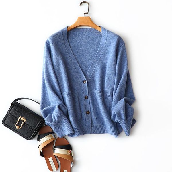 women's knits & tees korean fashion deep v neck cashmere wool cardigan women knitted buttons long sleeve outerwear pocket sweat, White
women's knits & tees korean fashion deep v neck cashmere wool cardigan women knitted buttons long sleeve outerwear pocket sweat, White