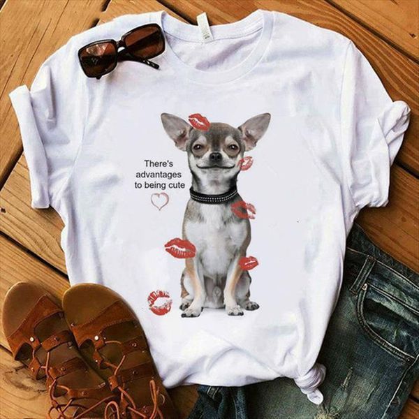 cute chihuahua lover print funny womens t shirts dog design lovely girl summer ladies cotton tee, White
cute chihuahua lover print funny womens t shirts dog design lovely girl summer ladies cotton tee, White