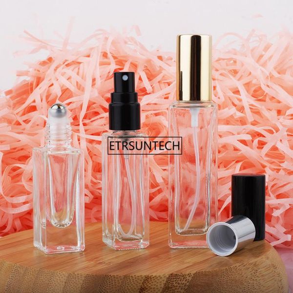 storage bottles & jars 100pcs 5/10/20ml empty clear square perfume roll on bottle with metal ball small spray essential oil vials f2741
storage bottles & jars 100pcs 5/10/20ml empty clear square perfume roll on bottle with metal ball small spray essential oil vials f2741