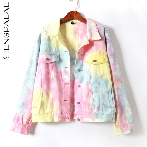 women's jackets gradient color denim jacket spring autumn lapel harajuku large size long sleeve streetwear coat 5c606h j8kh, Black;brown
women's jackets gradient color denim jacket spring autumn lapel harajuku large size long sleeve streetwear coat 5c606h j8kh, Black;brown