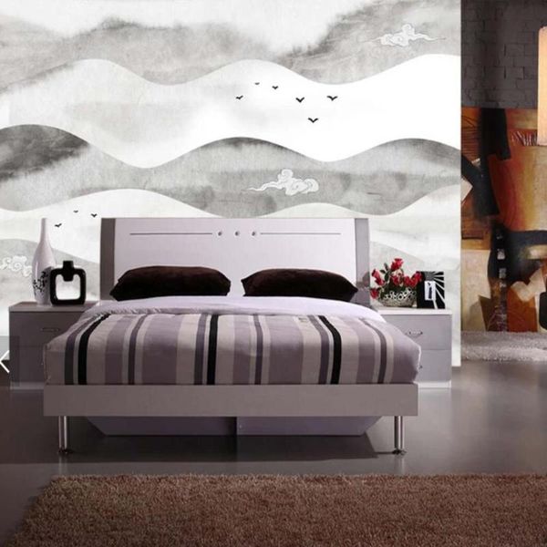 wallpapers custom po non-woven wallpaper modern abstract art black and white stripes lines waves living room tv background wall painting
wallpapers custom po non-woven wallpaper modern abstract art black and white stripes lines waves living room tv background wall painting