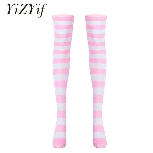 women girls striped stockings thigh high over knee stocking leg warmer anime preppy for halloween cosplay party stockings y1119, Black;white
women girls striped stockings thigh high over knee stocking leg warmer anime preppy for halloween cosplay party stockings y1119, Black;white