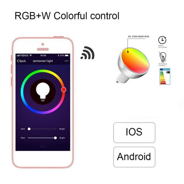 bulbs 1 pcs wifi smart led light bulb gu10 1.5/5w lamps lampada app remote control dimmable work with alexa/google/ifttt
bulbs 1 pcs wifi smart led light bulb gu10 1.5/5w lamps lampada app remote control dimmable work with alexa/google/ifttt