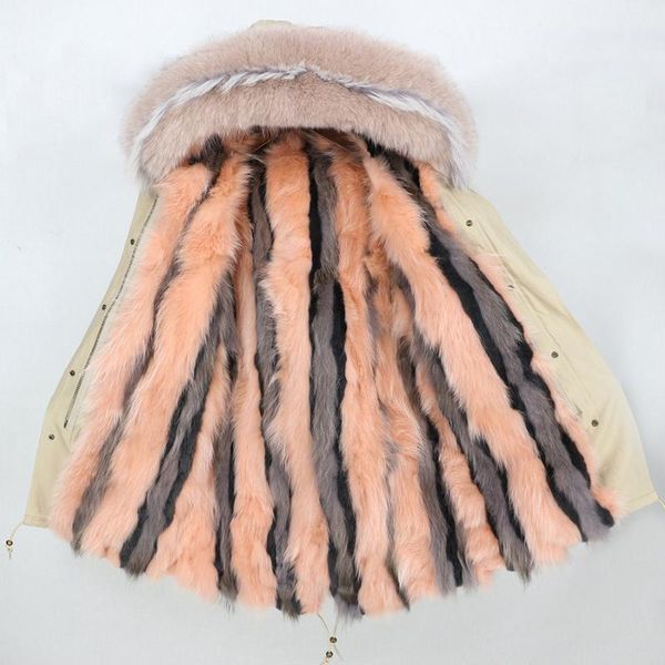 women's fur & faux women real coat outwear winter jacket long parka natural raccoon collar liner thick warm streetwear, Black
women's fur & faux women real coat outwear winter jacket long parka natural raccoon collar liner thick warm streetwear, Black