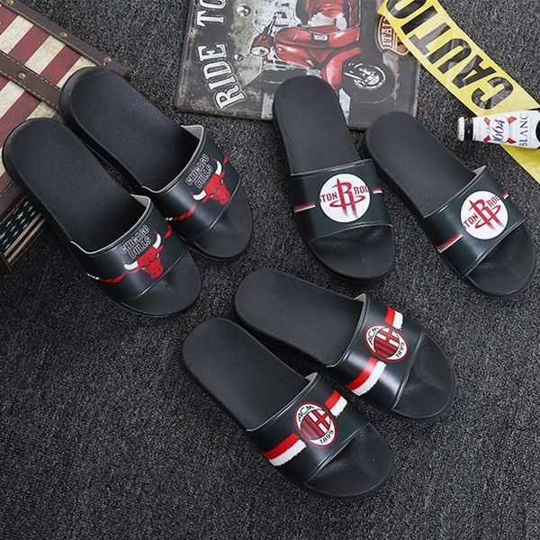 basketball football logo sports slippers brand designer mens fashion leisure rubber sandals beach slide non-slip flip flops outdoor home sho, Black
basketball football logo sports slippers brand designer mens fashion leisure rubber sandals beach slide non-slip flip flops outdoor home sho, Black