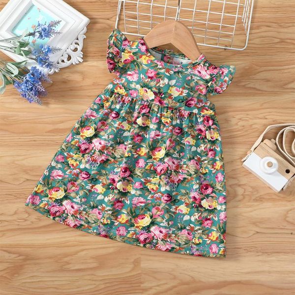 girl's dresses girl born kids clothes baby girls summer short sleeve o-neck cotton solid color floral skirt sweet princess dress, Red;yellow
girl's dresses girl born kids clothes baby girls summer short sleeve o-neck cotton solid color floral skirt sweet princess dress, Red;yellow