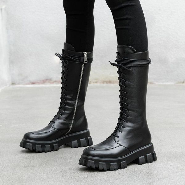 boots cow leather women high autumn winter warm round toe buckle zip knee black ladies shoes
boots cow leather women high autumn winter warm round toe buckle zip knee black ladies shoes