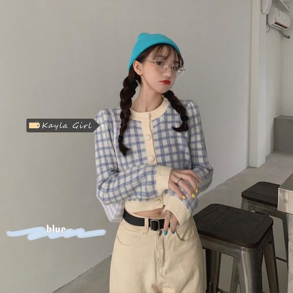 women's knits & tees korean short sweater cardigan jacket women elegant fleece knitwear vintage o-neck knitted coats y823, White 
women's knits & tees korean short sweater cardigan jacket women elegant fleece knitwear vintage o-neck knitted coats y823, White