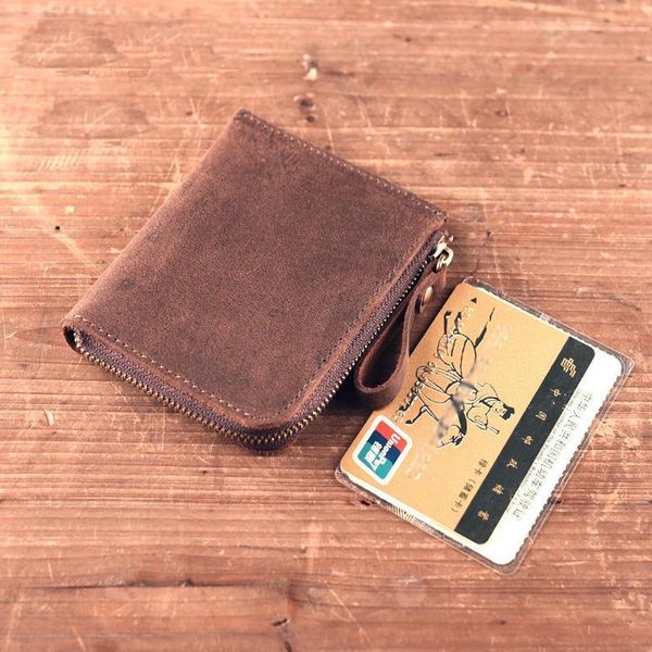 handmade zipper genuine leather wallets men vintage short crazy horse small purse male minimalist wallet for, Red;black
handmade zipper genuine leather wallets men vintage short crazy horse small purse male minimalist wallet for, Red;black
