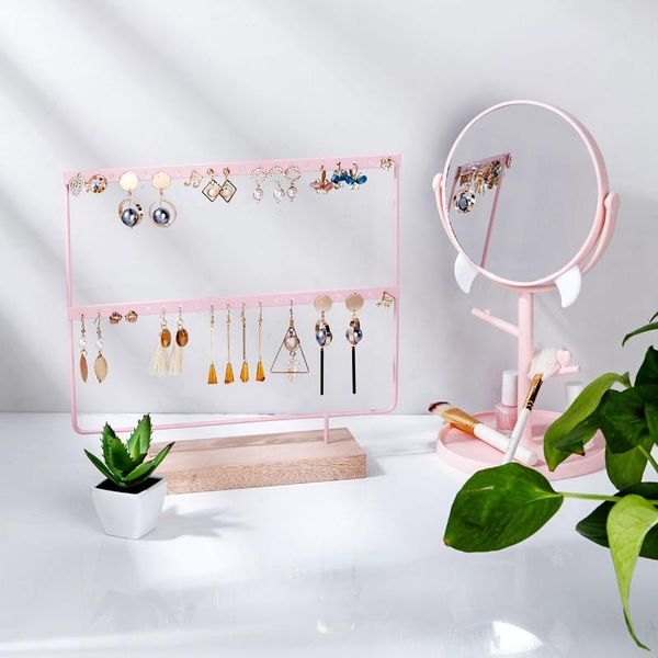 hooks & rails necklaces earrings display rack jewelry organizer desk ornament standing metal shelf necklace holder accessories
hooks & rails necklaces earrings display rack jewelry organizer desk ornament standing metal shelf necklace holder accessories