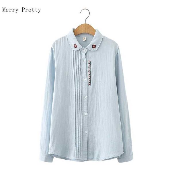 floral embroidery single breasted casual shirts women summer full sleeve turndown collar blouses ladeis cotton 210526, White
floral embroidery single breasted casual shirts women summer full sleeve turndown collar blouses ladeis cotton 210526, White