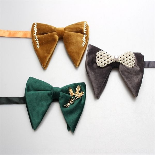 fj8 autumn and winterbridegroom man group trumpet wedding dress dress personalized velvet large horn with bow ties wedding tie, Black;gray
fj8 autumn and winterbridegroom man group trumpet wedding dress dress personalized velvet large horn with bow ties wedding tie, Black;gray