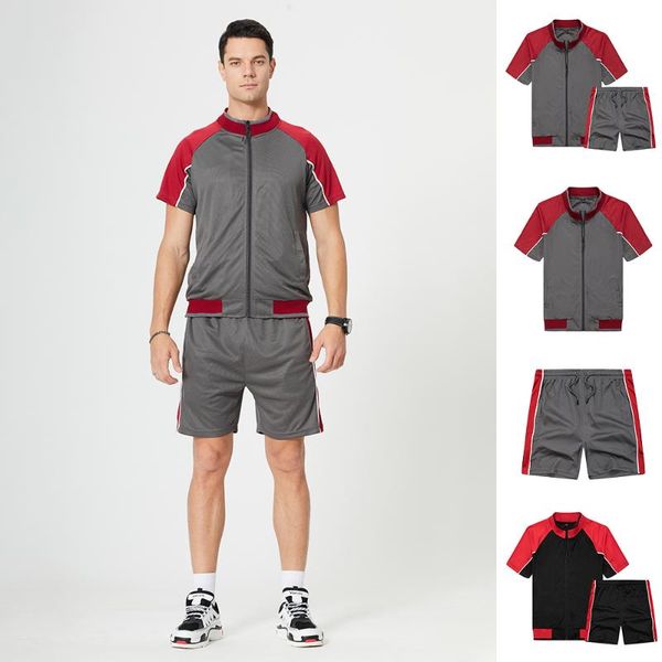 men's tracksuits mens sports suit short sleeve casual quick-dry breathable male 2 piece set running sportswear 2021 summer joggers, Gray
men's tracksuits mens sports suit short sleeve casual quick-dry breathable male 2 piece set running sportswear 2021 summer joggers, Gray