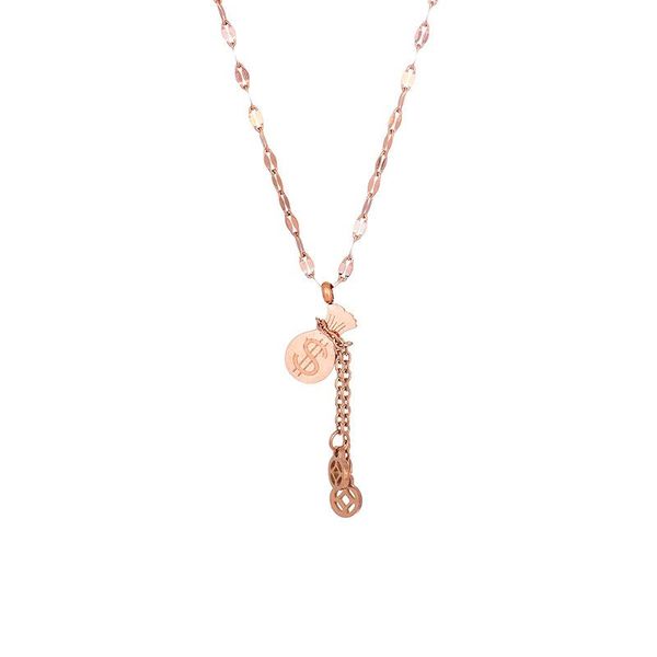 chains tassel wallet titanium steel necklace female dollar symbol pendant lip chain clavicle temperament jewelry, Silver
chains tassel wallet titanium steel necklace female dollar symbol pendant lip chain clavicle temperament jewelry, Silver