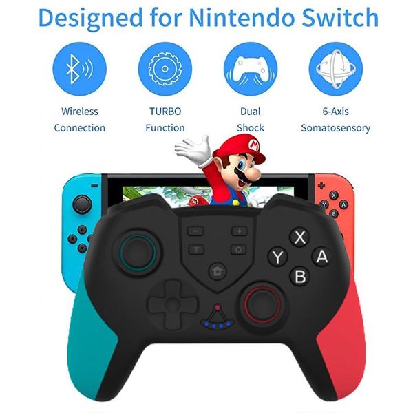 wireless joystick for n-switch ns switch pro controller remote gamepad bluetooth game controllers & joysticks
wireless joystick for n-switch ns switch pro controller remote gamepad bluetooth game controllers & joysticks