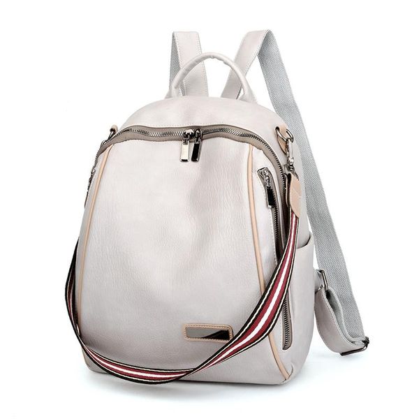 backpack female wave korean version of soft leather large capacity fashion leisure bag student shopping
backpack female wave korean version of soft leather large capacity fashion leisure bag student shopping