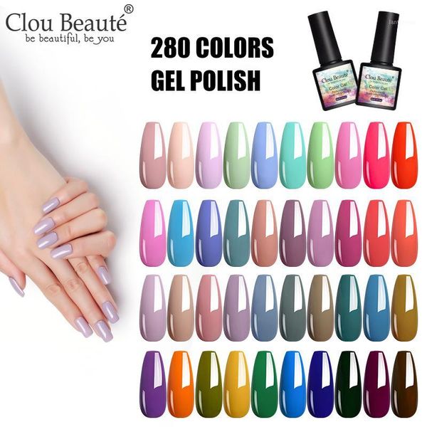 clou beaute 280 colors gel polish paint hybrid nail set manicure semi permanent vernis coat primer varnish lacquer1, Red;pink
clou beaute 280 colors gel polish paint hybrid nail set manicure semi permanent vernis coat primer varnish lacquer1, Red;pink