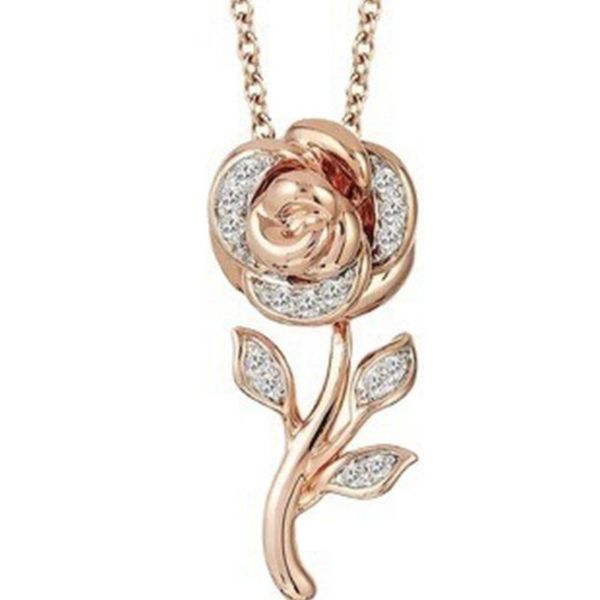 pendant necklaces fashion romantic rose gold color beautiful flower inlaid crystal rhinestone necklace for women party jewelry, Silver
pendant necklaces fashion romantic rose gold color beautiful flower inlaid crystal rhinestone necklace for women party jewelry, Silver