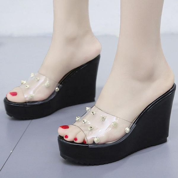 women's platform slippers 2021 summer women lady fish mouth casual beaded open peep toe sandals high heels shoes slides 5w4, Black
women's platform slippers 2021 summer women lady fish mouth casual beaded open peep toe sandals high heels shoes slides 5w4, Black