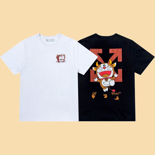 t-shirt tees tee version year of the ox limited loose short sleeve ow duola a dream summer fun couple with same style, White;black
t-shirt tees tee version year of the ox limited loose short sleeve ow duola a dream summer fun couple with same style, White;black