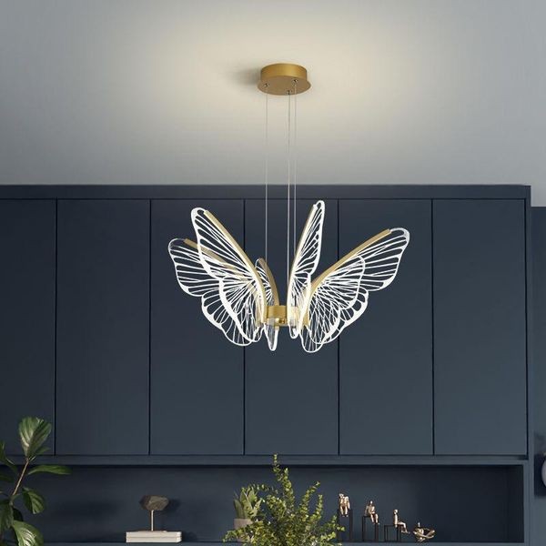 pendant lamps nordic simple modern butterfly living room led lamp bedroom kitchen creative golden transparent acrylic wing chandelier
pendant lamps nordic simple modern butterfly living room led lamp bedroom kitchen creative golden transparent acrylic wing chandelier