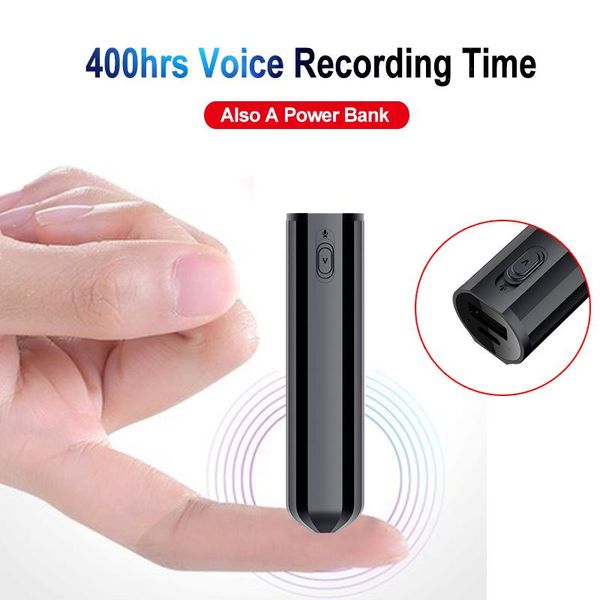 400hrs long recording time mini usb 1536kbps digital voice recorder audio activated battery power bank life
400hrs long recording time mini usb 1536kbps digital voice recorder audio activated battery power bank life