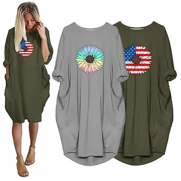 casual dresses loose dress daisy print long sleeve vestidos midi for women harajuku beach pocket robe femme party streetwear, Black;gray
casual dresses loose dress daisy print long sleeve vestidos midi for women harajuku beach pocket robe femme party streetwear, Black;gray