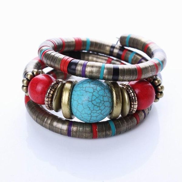 charm bracelets retro multi-layer natural stone bohemian elastic snake chains for women men femme bangles male jewelry, Golden;silver
charm bracelets retro multi-layer natural stone bohemian elastic snake chains for women men femme bangles male jewelry, Golden;silver