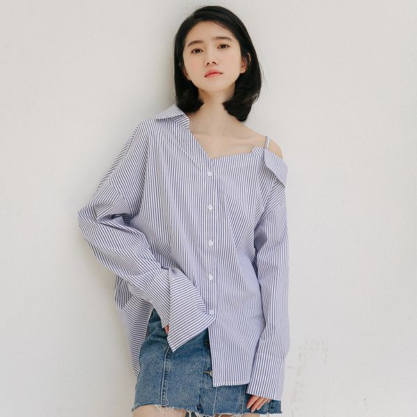 spring stripe vintage shirt female oversize long sleeve girls blouse plus size women blouses femme blusas 210417, White
spring stripe vintage shirt female oversize long sleeve girls blouse plus size women blouses femme blusas 210417, White
