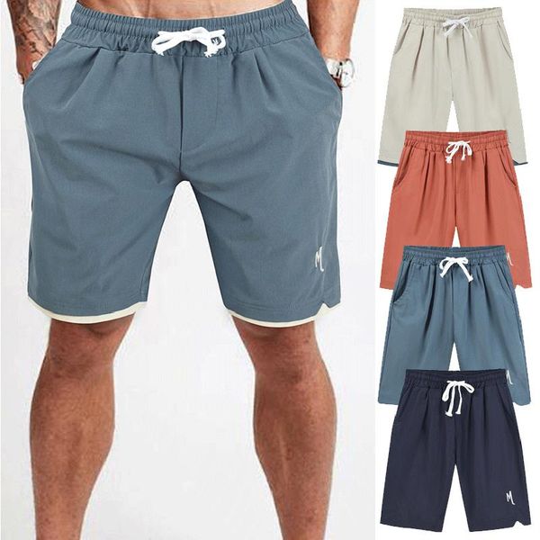men's shorts fashion letter embroidery short pant male simple mid waist drawstring summer casual solid men harajuku streetwear, White;black
men's shorts fashion letter embroidery short pant male simple mid waist drawstring summer casual solid men harajuku streetwear, White;black