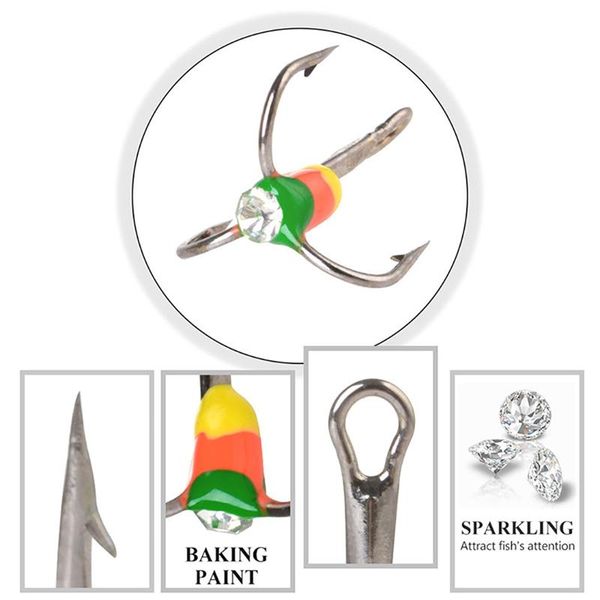 fishing hooks 5pcs/set fishhooks ice lures .. rhinestone decorative artificial barbed treble
fishing hooks 5pcs/set fishhooks ice lures .. rhinestone decorative artificial barbed treble