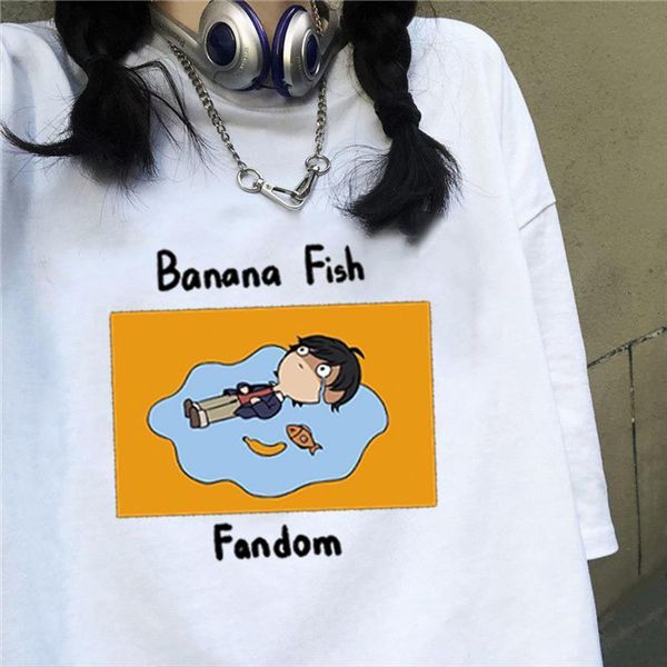 banana fish funny anime women t shirt men casual tee summer harajuku short sleeve, White
banana fish funny anime women t shirt men casual tee summer harajuku short sleeve, White