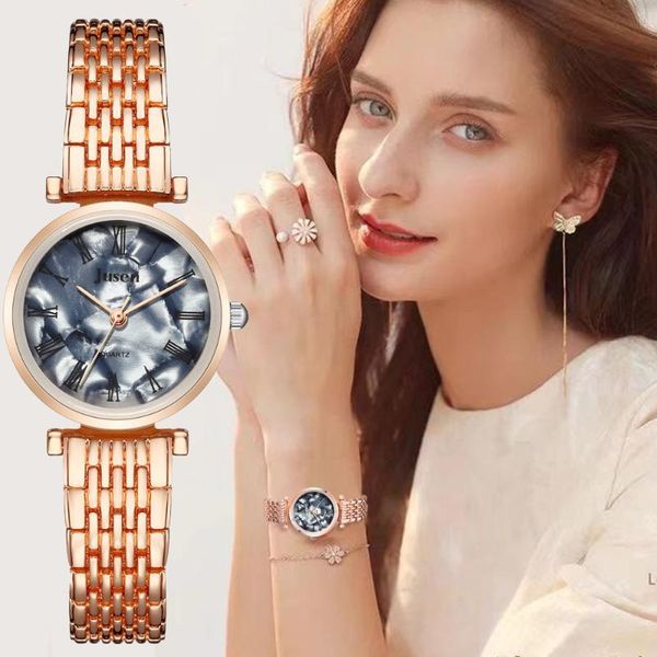 wristwatches luxury women fashion bracelet watches marble dial design elegant silver ladies quartz rose gold clock drop, Slivery;brown
wristwatches luxury women fashion bracelet watches marble dial design elegant silver ladies quartz rose gold clock drop, Slivery;brown