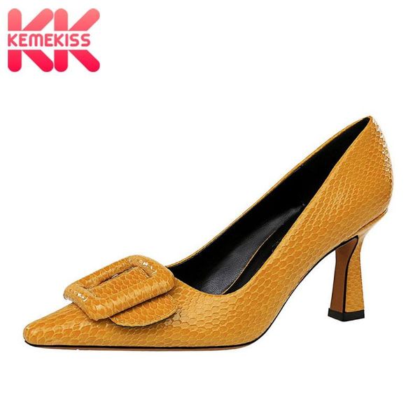 dress shoes kemekiss thick heel women pumps buckle pattern party soft pointed toe club high heels female footwear size 34-43, Black
dress shoes kemekiss thick heel women pumps buckle pattern party soft pointed toe club high heels female footwear size 34-43, Black