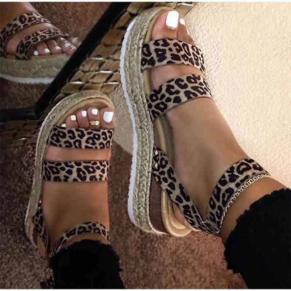 dress shoes mcckle women's sandals woman leopard hemp bottom ladies flat platform summer casual pu buckle strap sandal female plus, Black
dress shoes mcckle women's sandals woman leopard hemp bottom ladies flat platform summer casual pu buckle strap sandal female plus, Black