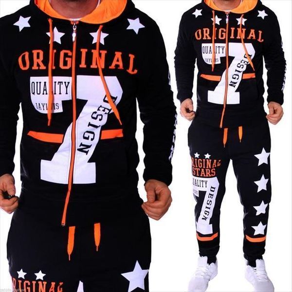 zogaa fashion long sleeve mens tracksuits hooded sportwear 2 pcs sweatshirt and sport casual pants set tracksuit, Gray
zogaa fashion long sleeve mens tracksuits hooded sportwear 2 pcs sweatshirt and sport casual pants set tracksuit, Gray