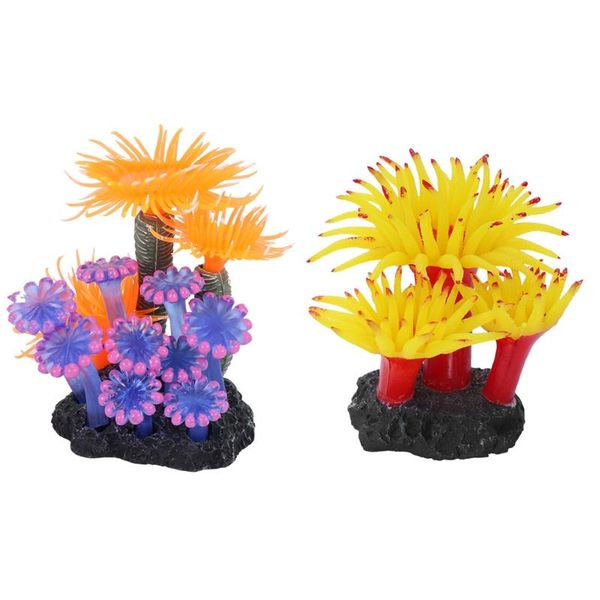 decorations concrete base silicone coral anemone aquarium plant decoration, yellow & artificial resin fish tank
decorations concrete base silicone coral anemone aquarium plant decoration, yellow & artificial resin fish tank