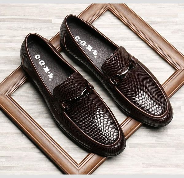dress shoes men business casual leather granule comfortable men's oxfords round toe, Black
dress shoes men business casual leather granule comfortable men's oxfords round toe, Black