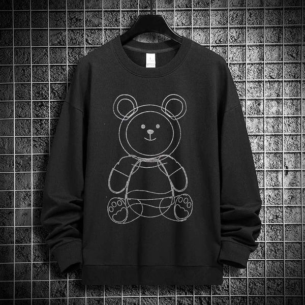 men's hoodies & sweatshirts classic bear long shirt coat street long-sleeved men women hip-hop clothing o-neck autumn winter t-shirt c, Black
men's hoodies & sweatshirts classic bear long shirt coat street long-sleeved men women hip-hop clothing o-neck autumn winter t-shirt c, Black