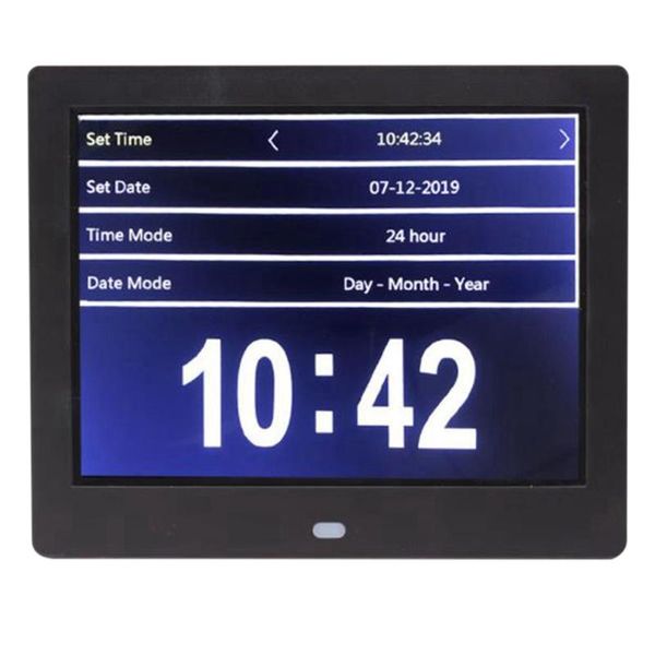 digital po frames po stand-alone deskclock machine 8 inch frame calendar alarm hd -us plug
digital po frames po stand-alone deskclock machine 8 inch frame calendar alarm hd -us plug