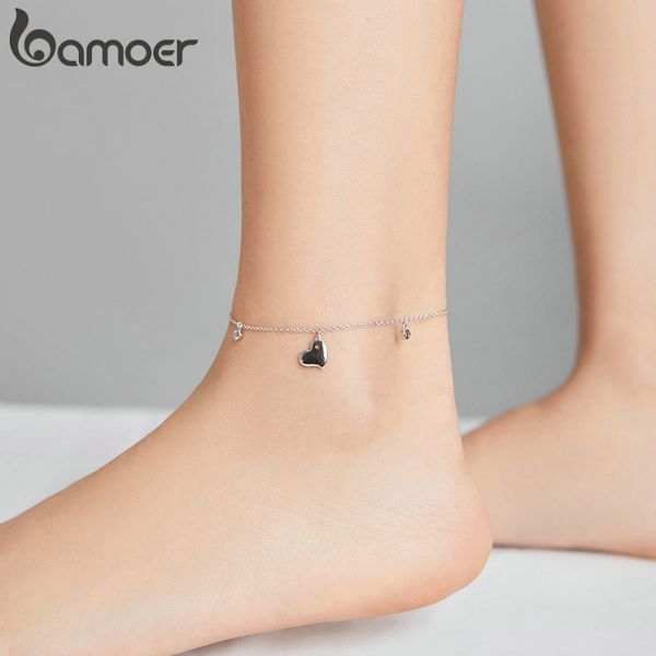bamoer romantic 925 sterling silver love heart zircon adjustable anklet leg chain for women elegant foot jewelry sct021, Red;blue
bamoer romantic 925 sterling silver love heart zircon adjustable anklet leg chain for women elegant foot jewelry sct021, Red;blue