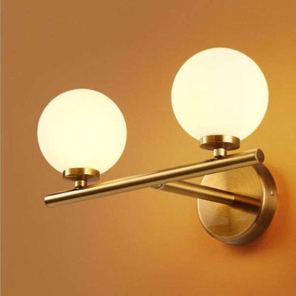 wall lamps modern glass gold led lamp home decoration living room bedside sconce aisle stair light 110-260v
wall lamps modern glass gold led lamp home decoration living room bedside sconce aisle stair light 110-260v