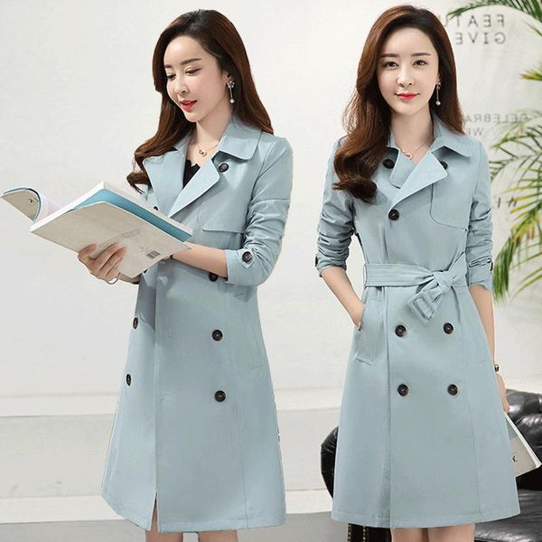 women's trench coats spring windbreaker korean fashion temperament slim mid-length overcoat long-sleeved mujer autumn coat z802, Tan;black
women's trench coats spring windbreaker korean fashion temperament slim mid-length overcoat long-sleeved mujer autumn coat z802, Tan;black