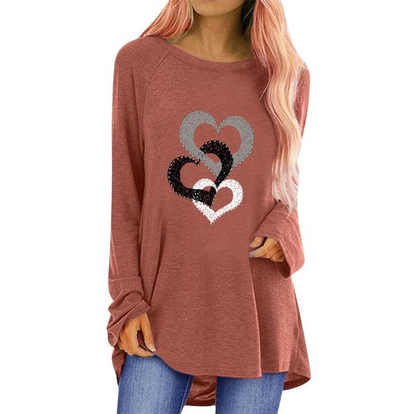 women's blouses & shirts love heart irregular women t-shirt summer fashion long sleeve girl clothes o-neck printing casual cotton ladie, White
women's blouses & shirts love heart irregular women t-shirt summer fashion long sleeve girl clothes o-neck printing casual cotton ladie, White