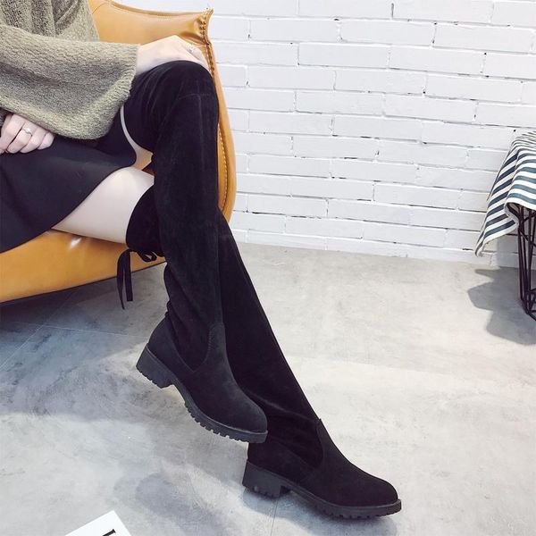 boots 2022 winter over the knee women stretch fabrics high heel slip on shoes pointed toe woman long size 35-40, Black
boots 2022 winter over the knee women stretch fabrics high heel slip on shoes pointed toe woman long size 35-40, Black